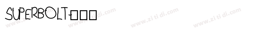 SUPERBOLT字体转换
