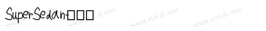 SuperSedan字体转换