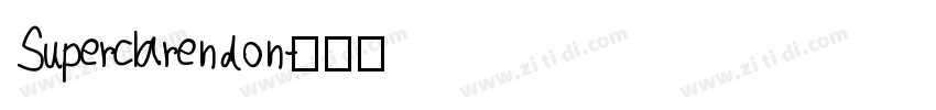 Superclarendon字体转换