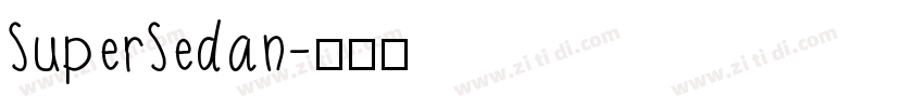 SuperSedan字体转换