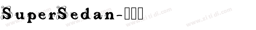SuperSedan字体转换