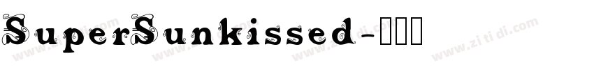 SuperSunkissed字体转换