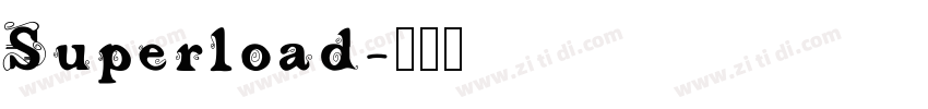 Superload字体转换