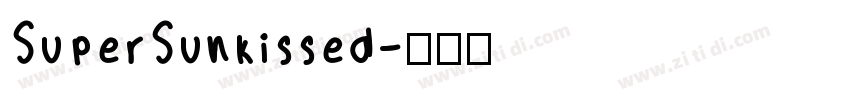 SuperSunkissed字体转换
