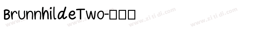 BrunnhildeTwo字体转换