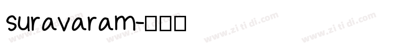 suravaram字体转换