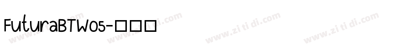 FuturaBTW05字体转换