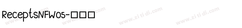 ReceptsNFW05字体转换