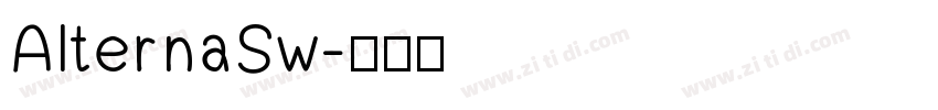 AlternaSw字体转换