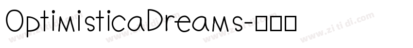 OptimisticaDreams字体转换