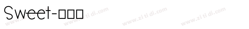 Sweet字体转换