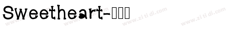 Sweetheart字体转换