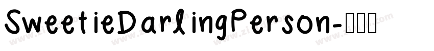 SweetieDarlingPerson字体转换