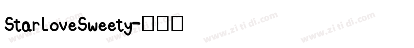 StarLoveSweety字体转换