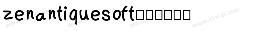 zenantiquesoft下载字体转换