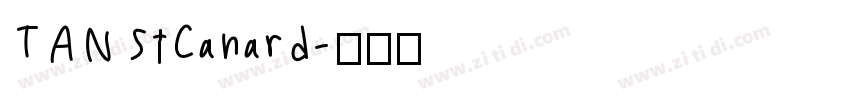 TANStCanard字体转换