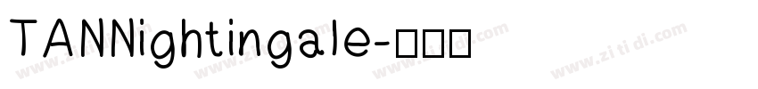 TANNightingale字体转换