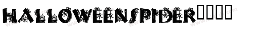 HalloweenSpider字体转换
