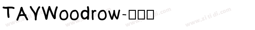 TAYWoodrow字体转换