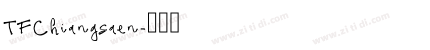 TFChiangsaen字体转换