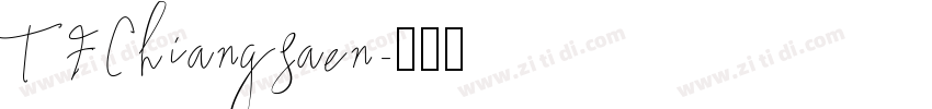 TFChiangsaen字体转换