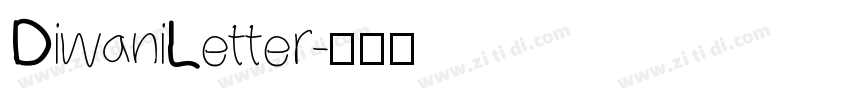 DiwaniLetter字体转换