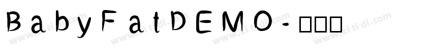 BabyFatDEMO字体转换