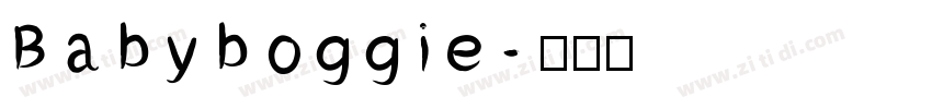 Babyboggie字体转换