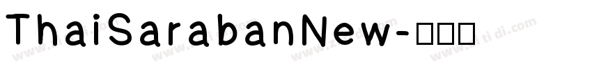 ThaiSarabanNew字体转换