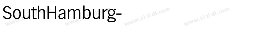 SouthHamburg字体转换