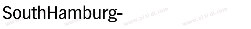SouthHamburg字体转换