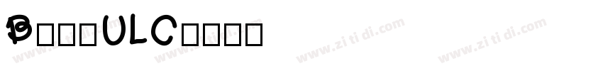 B52-ULC字体转换
