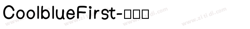 CoolblueFirst字体转换