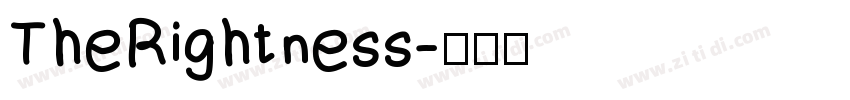 TheRightness字体转换