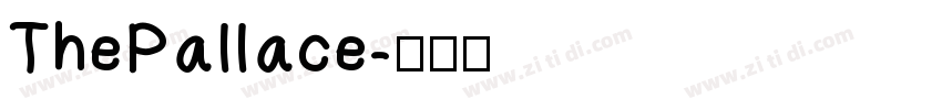 ThePallace字体转换