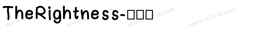 TheRightness字体转换