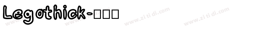 Legothick字体转换