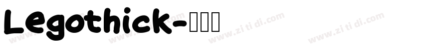 Legothick字体转换