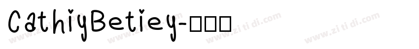 CathiyBetiey字体转换