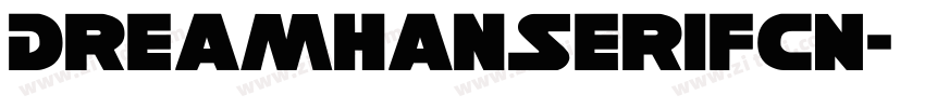 DreamHanSerifCN字体转换