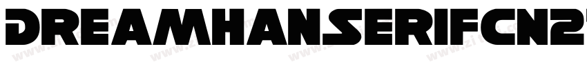 DreamHanSerifCN21字体转换