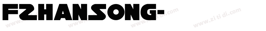 FZHanSong字体转换