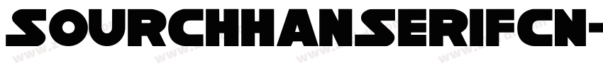 SourchHanSerifCN字体转换