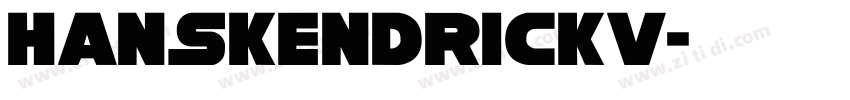 hanskendrickv字体转换