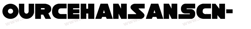 ourceHanSansCN字体转换