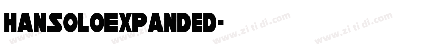 HanSoloExpanded字体转换