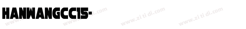 HanWangCC15字体转换