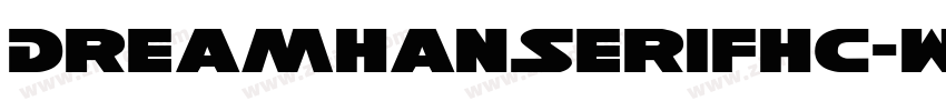 DreamHanSerifHC-W1字体转换