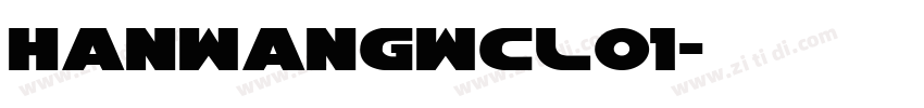 HanWangWCL01字体转换