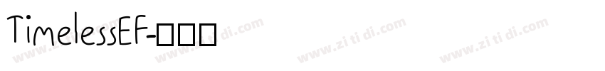 TimelessEF字体转换